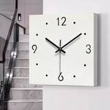 Sided Corner Wall Clock - Metal Sweep Design