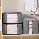 Large Clothes Storage Bags - Non-Woven Fabric 90 L or 100 L Set of 3