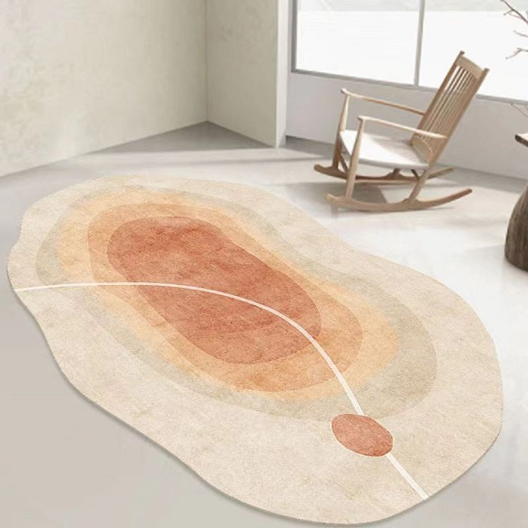 Irregular Area Rug - Polyester with TPR Non-Slip Backing