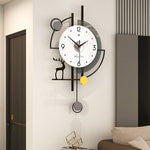 Decorative Wall Clock - Iron Frame Silent Sweep