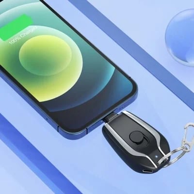 1200mAh Mini Keychain Power Bank