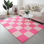 Interlocking Plush Floor Mats - EVA Foam 30 X 30 Cm, 12/16 Pack