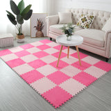 Interlocking Plush Floor Mats - EVA Foam 30 X 30 Cm, 12/16 Pack