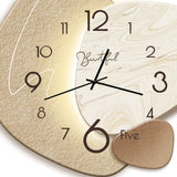 Irregular Wall Clock - Nordic Geometric Design