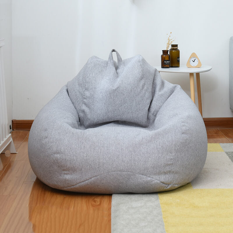 Bean Bag Chair Cover - Cotton Linen with Inner Lining Bag