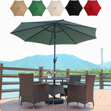 Patio Umbrella Replacement Canopy Cover for Outdoor and Garden Use