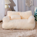 Gray Cat Sofa of Polyester with Removable Filling