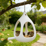 Compact Spherical Bird Feeder with Drainage