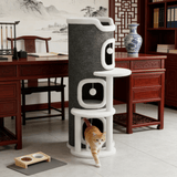 Multi-Level Cat Tree with Soft Bed, Tunnel and Scratching Post