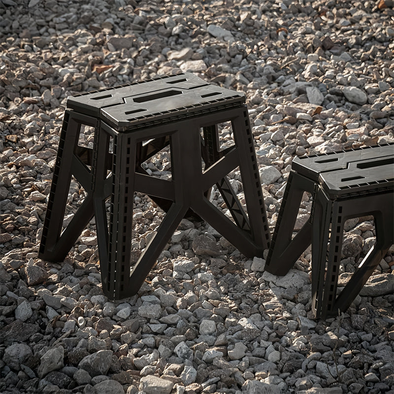 Outdoor Plastic Folding Step Stool for DIY and Repair Tasks