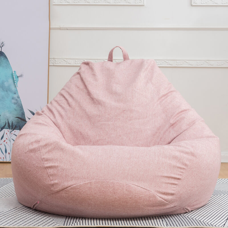Bean Bag Chair Cover - Cotton Linen with Inner Lining Bag