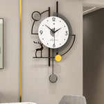 Decorative Wall Clock - Iron Frame Silent Sweep