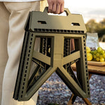 Outdoor Plastic Folding Step Stool for DIY and Repair Tasks