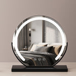 Round LED Vanity Mirror - 3 Light Modes with Touch Dimming