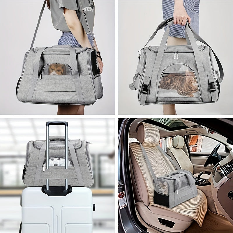 Grote Polyester Pet Carrier Bag with Zipper