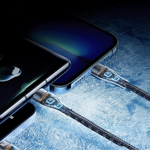 Transparent Luminous Charging 3-in-1 Data Cable