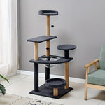 Multi-Level Cat Tree with Platforms, Scratching Posts and Toy