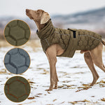 Padded Dog Jacket with Reflective Details and Hook-And-Loop Fastening