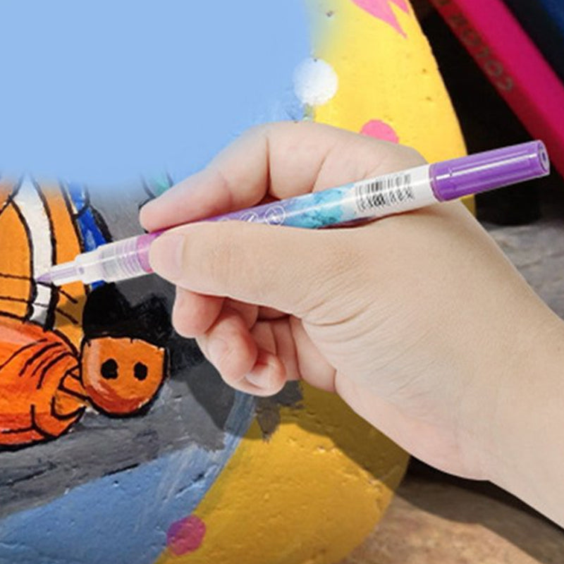 12-Colour Nail Art Drawing Pen Set