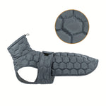 Padded Dog Jacket with Reflective Details and Hook-And-Loop Fastening