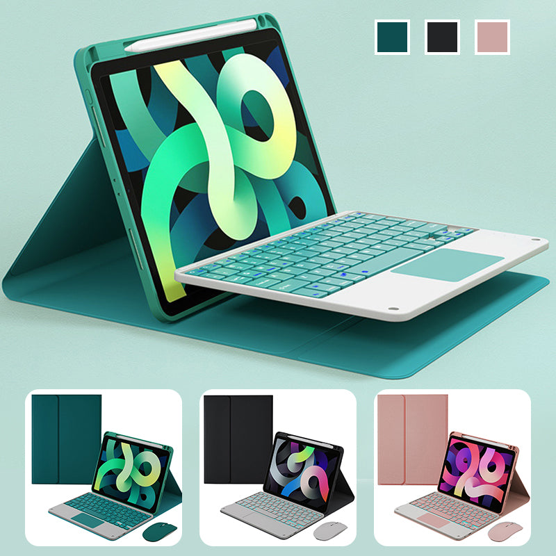 Detachable Wireless Keyboard Case with Pencil Holder