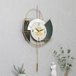 Metal Wall Clock - Silent Sweep Swing Design