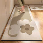 Kitchen Floor Mat - Absorbent Diatom Mud with Rubber Backing