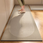 Kitchen Floor Mat - Absorbent Diatom Mud with Rubber Backing