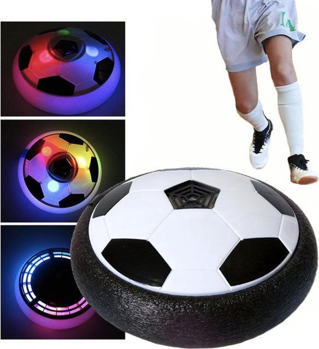 Play AirBall - Indoor Hover Football with Soft Bumper