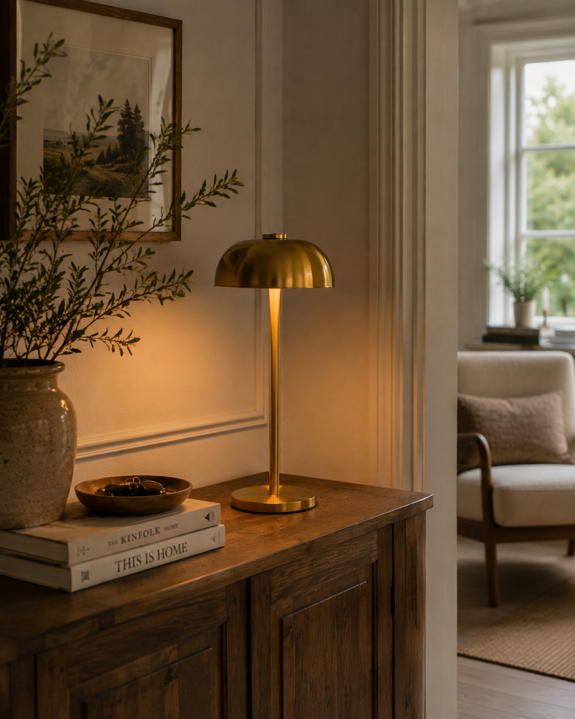 Rechargeable Cordless Table Lamp for Everyday Home Lighting