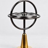 Metal Gyroscope Spinning Top with Pull Cord