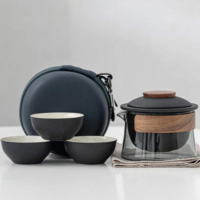 Portable Tea Set for Everyday Kitchen Use