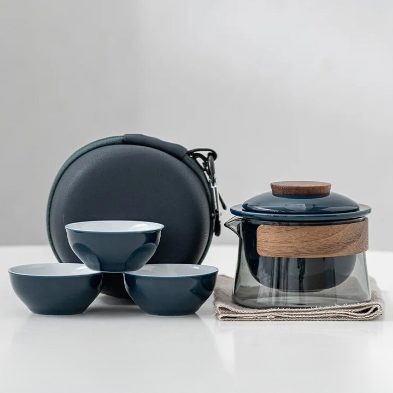 Portable Tea Set for Everyday Kitchen Use