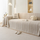 Chenille Sofa Cover - Reversible Anti-Scratch Furniture Protector