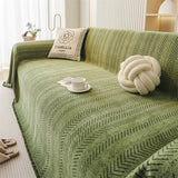 Chenille Sofa Cover - Reversible Anti-Scratch Furniture Protector