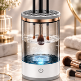 Automatic Makeup Brush Cleaner With Clear Tank