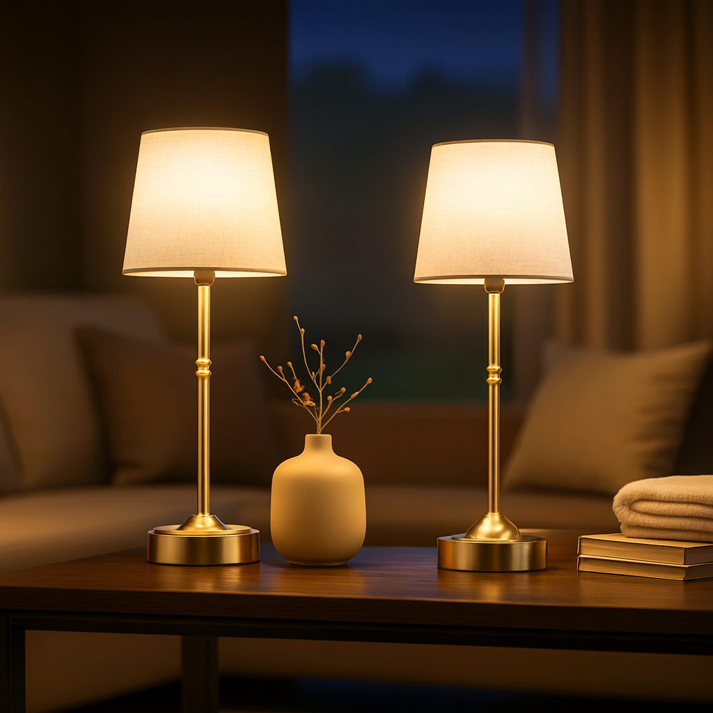 Rechargeable Table Lamp With Touch Control