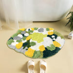3D Moss Bath Rug - Tufted Microfibre Polyester