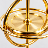 Metal Gyroscope Spinning Top with Pull Cord