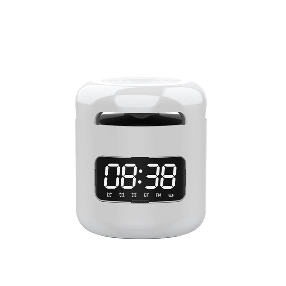 Bluetooth Speaker with FM Radio and Alarm Clock