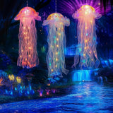 Hanging Jellyfish LED Light with Colourful Glow
