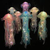 Hanging Jellyfish LED Light with Colourful Glow