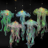 Hanging Jellyfish LED Light with Colourful Glow