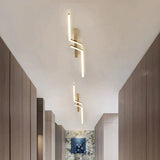 Modern Linear LED Ceiling Light with Dimmable Option