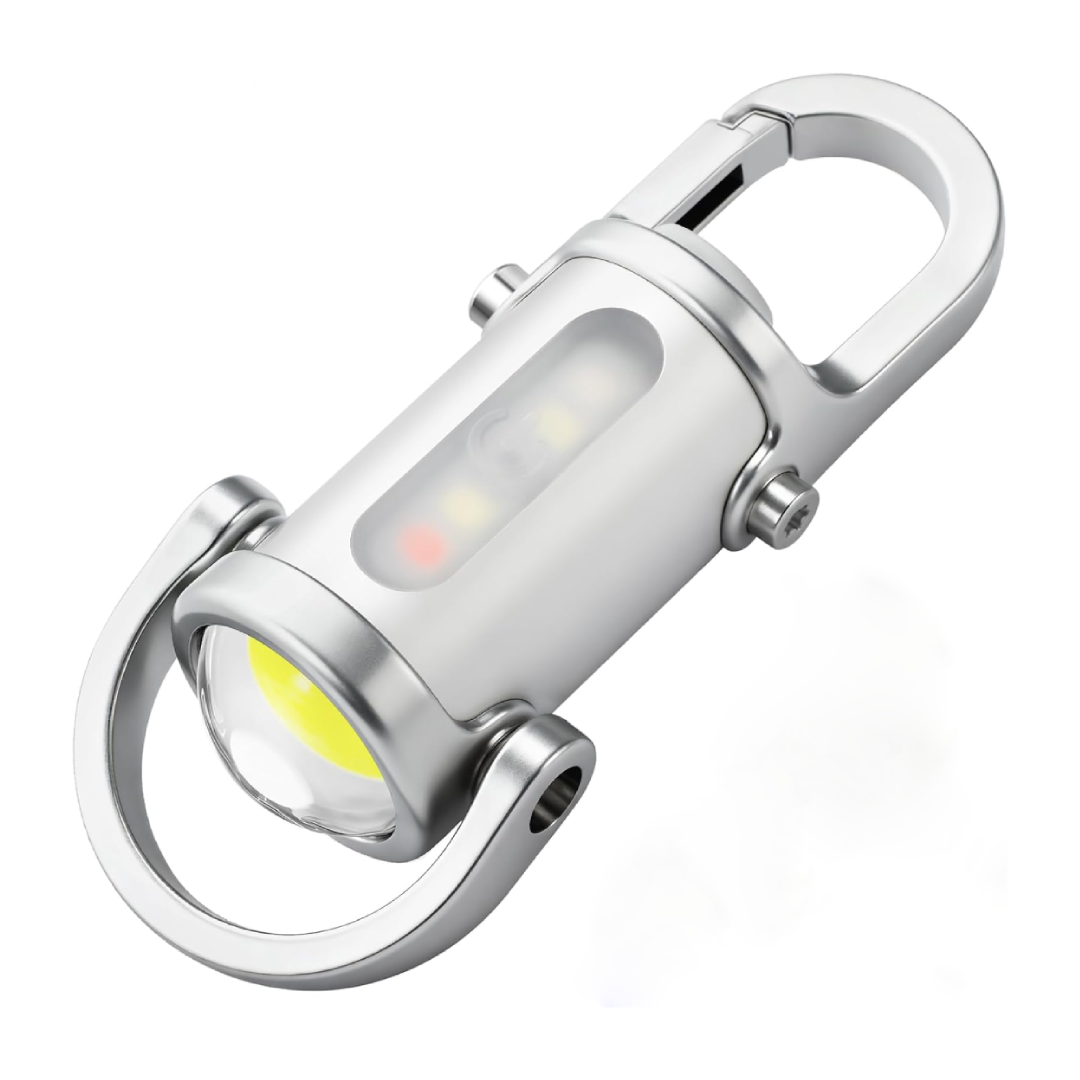 Rechargeable Mini Keychain Pocket Torch. for Everyday Electronic Use