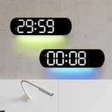 Digital Wall Clock - 14-Inch LED Display with Remote Control