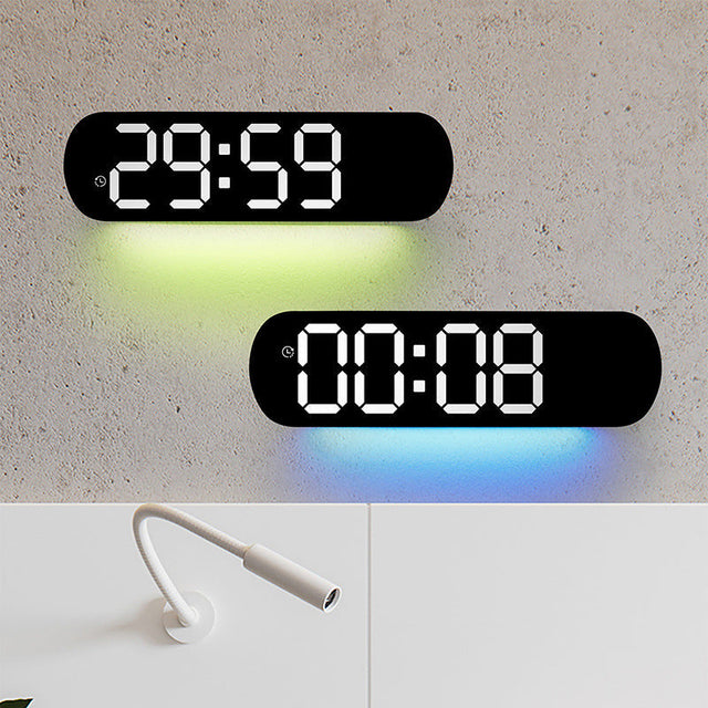 14-Inch LED Digital Wall Clock with Remote Control