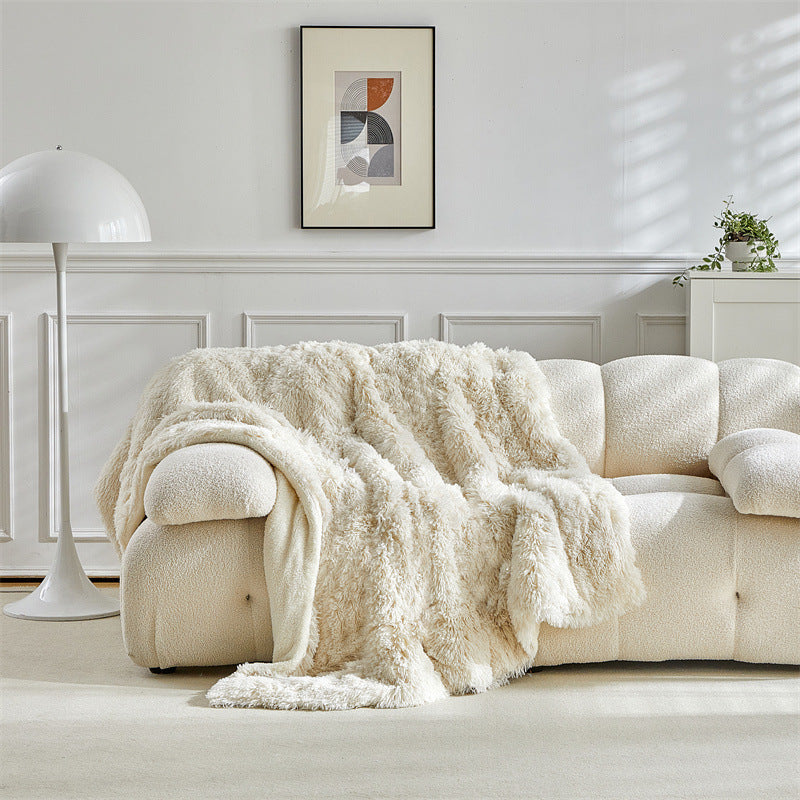 Fuzzy Throw Blanket - Microfibre Polyester Tie-Dye in 2 Sizes