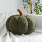 Pumpkin Cushion - Teddy Fleece Decorative Pillow with PP Cotton