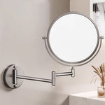 Wall Mounted Shaving Mirror - 1X/10X LED with 3 Light Modes